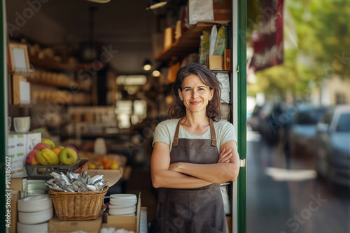 Successful and confident small business owner portrait