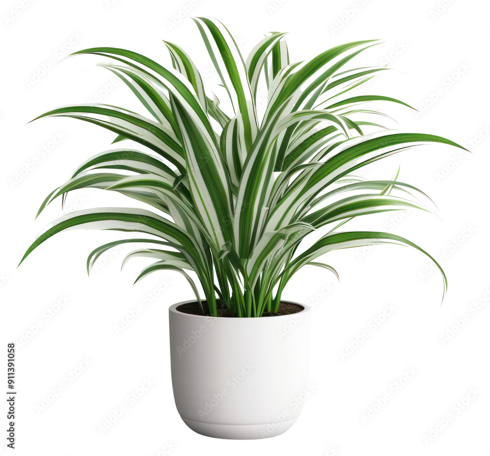 PNG Elegant indoor potted spider plant PNG Elegant indoor potted spider plant