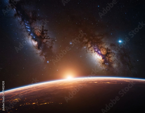 Wallpaper Mural Deep Space and the universe Torontodigital.ca