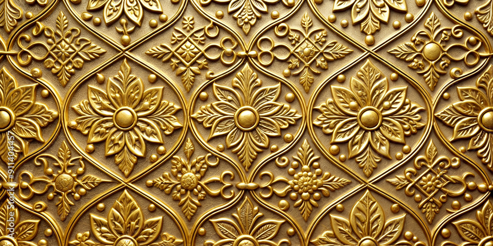 golden background, oriental pattern golden background, oriental pattern
