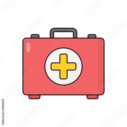 First aid kit vector icon