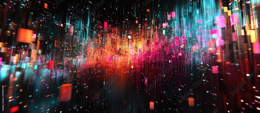 3D Rendering Underway with Dynamic Screen Effects and Technology Glitches Featuring Various Interference Patterns 3D Rendering Underway with Dynamic Screen Effects and Technology Glitches Featuring Various Interference Patterns