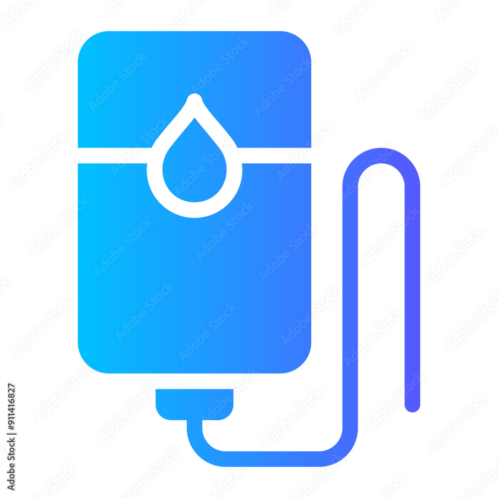 blood donation gradient icon
