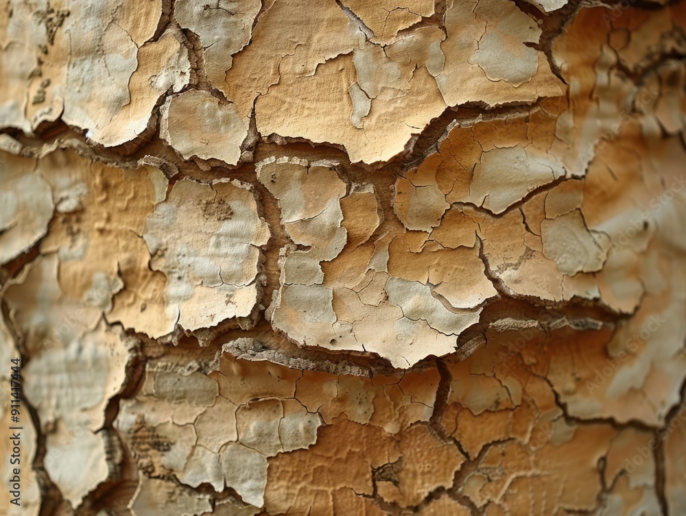 Fototapeta premium Close-up of Cracked Bark