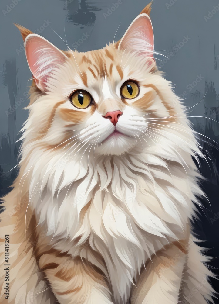cat background , ai cat background , ai