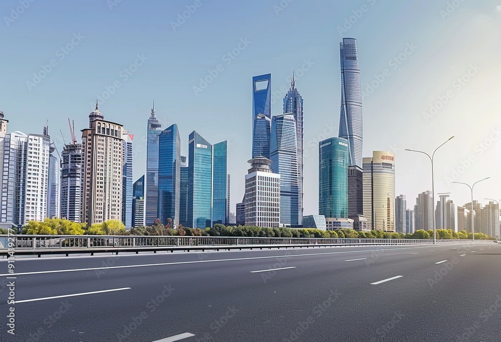 Urban Cityscape Background With Modern Skyline in Metropolitan Environment Urban Cityscape Background With Modern Skyline in Metropolitan Environment