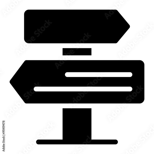 decision making glyph icon