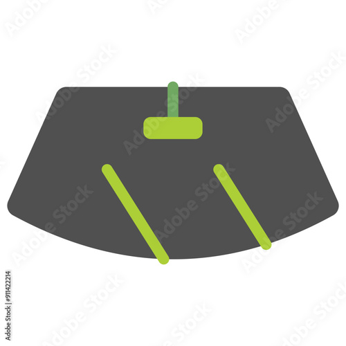 wipers flat icon