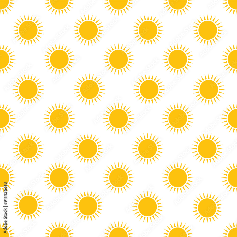 Seamless sun pattern. Sunny background. Vector illustration Seamless sun pattern. Sunny background. Vector illustration