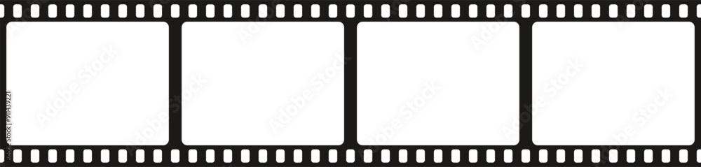Grunge film strips. Old retro cinema movie strip. Video recording. Vector illustration. Grunge film strips. Old retro cinema movie strip. Video recording. Vector illustration.