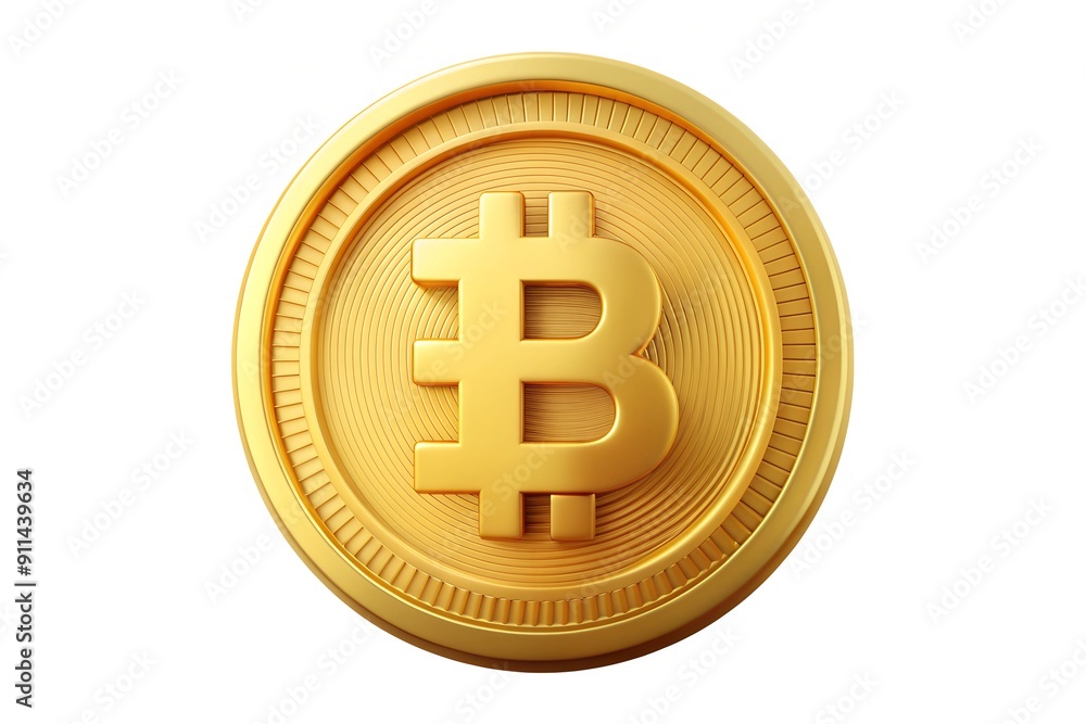 gold bitcoin with symbol gold bitcoin with symbol
