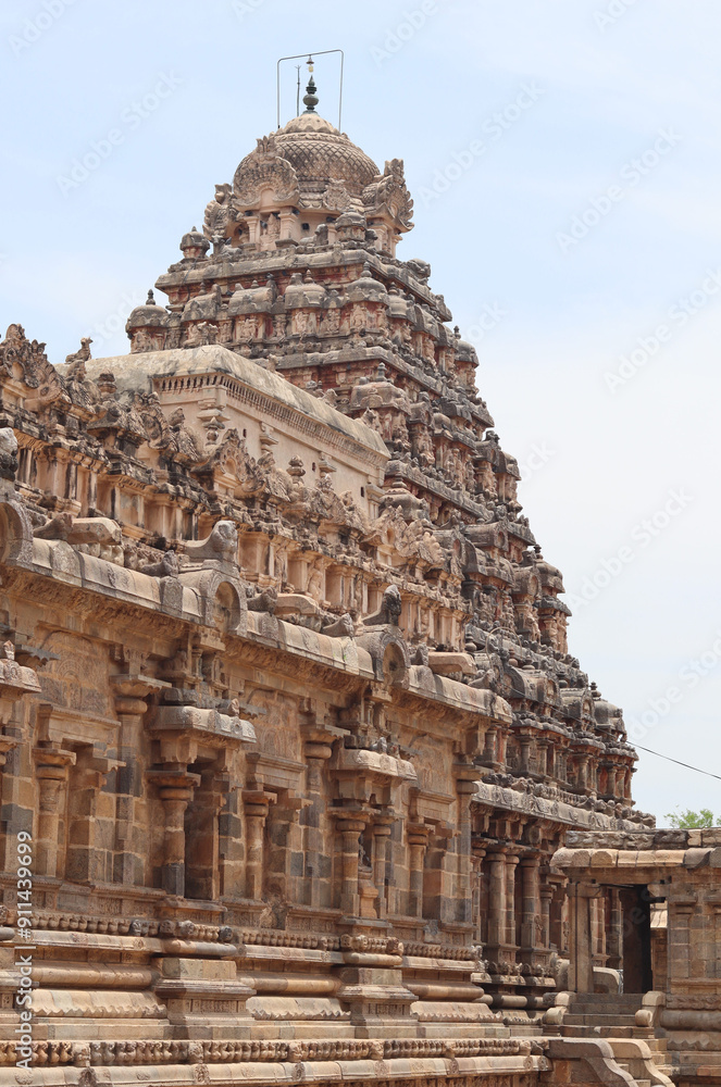 A thousand year old south Indian Chola temple at Kumbakonam. A thousand year old south Indian Chola temple at Kumbakonam.