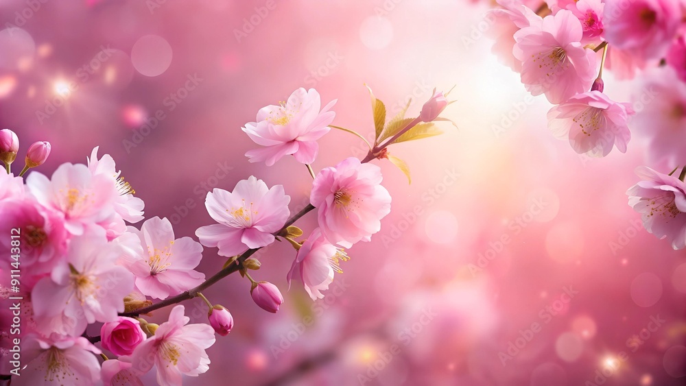 Whispers of Love in a Sea of Pink Blossoms AI generated Whispers of Love in a Sea of Pink Blossoms AI generated