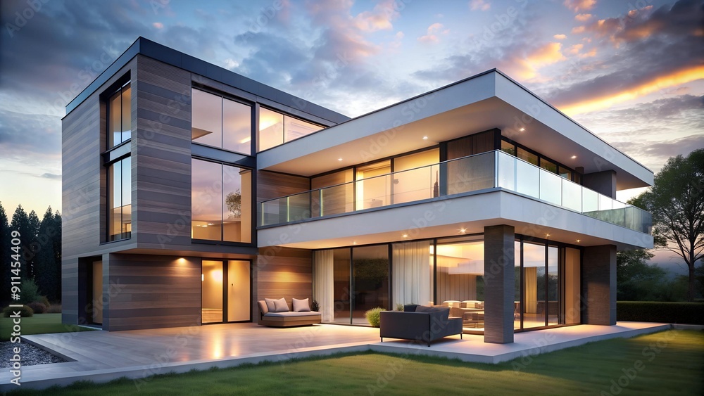 A Sleek and Stylish Home Design for a Happy Future generative AI A Sleek and Stylish Home Design for a Happy Future generative AI