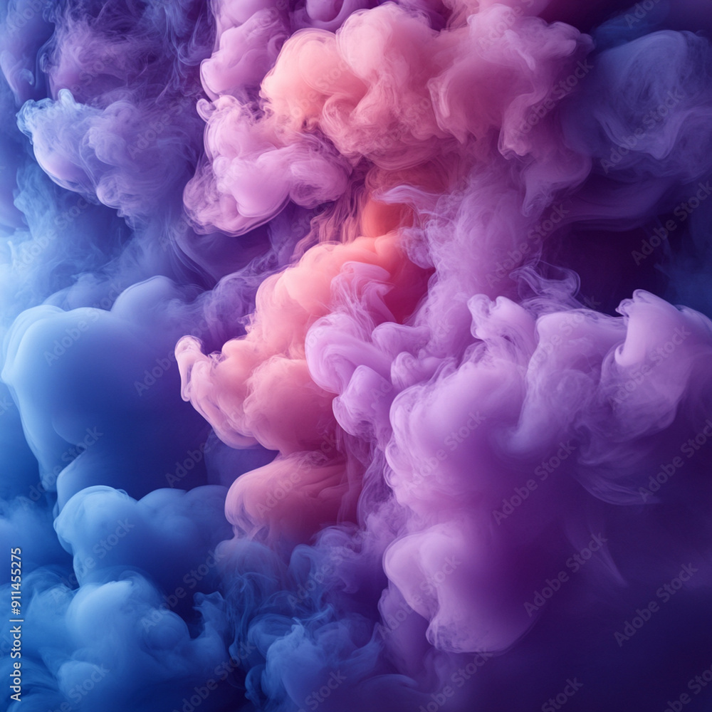Obraz premium pink and purple smoke backdrop