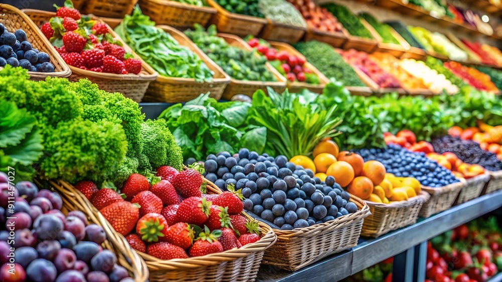 A Bountiful Harvest: A Grocery Store Overflowing with Fresh Produce generative AI A Bountiful Harvest: A Grocery Store Overflowing with Fresh Produce generative AI