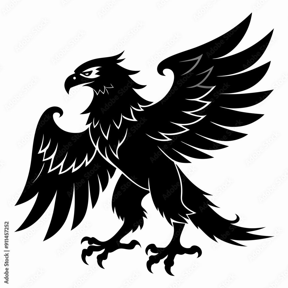 Eagle Black silhouette Eagle Black silhouette