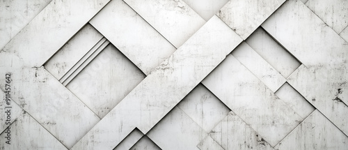 Brutalist geometric wall pattern. Soft black and pale gray carved stripes. Cool neutral tone. Graphic resource background and wallpaper.