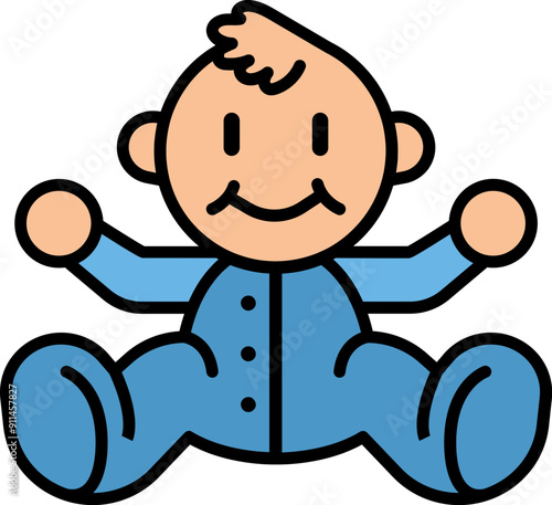Cute Baby Icon