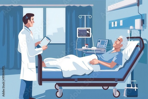 Describe the process of patient admission and assessment in a psychiatric hospital