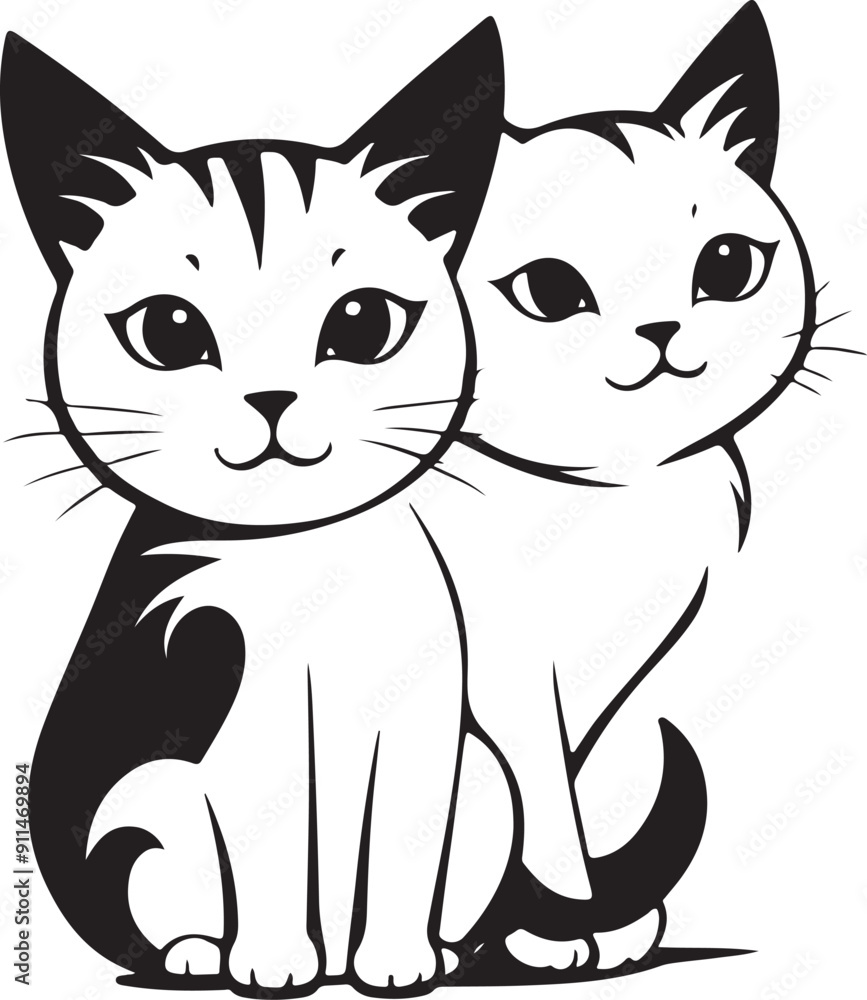 Fototapeta premium cat cotton