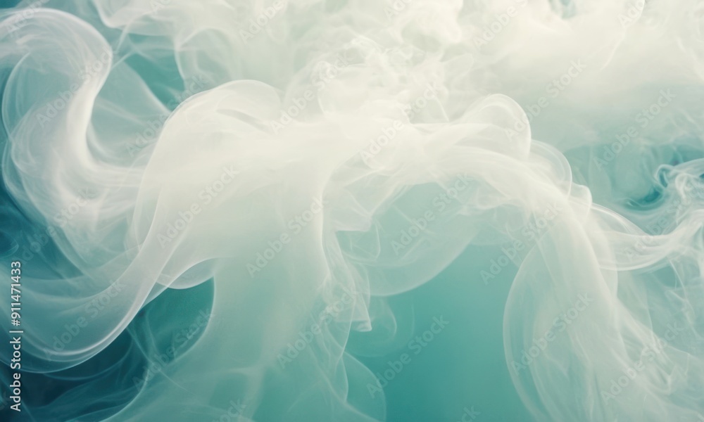 Fototapeta premium Abstract smoke color waves background. Generative AI