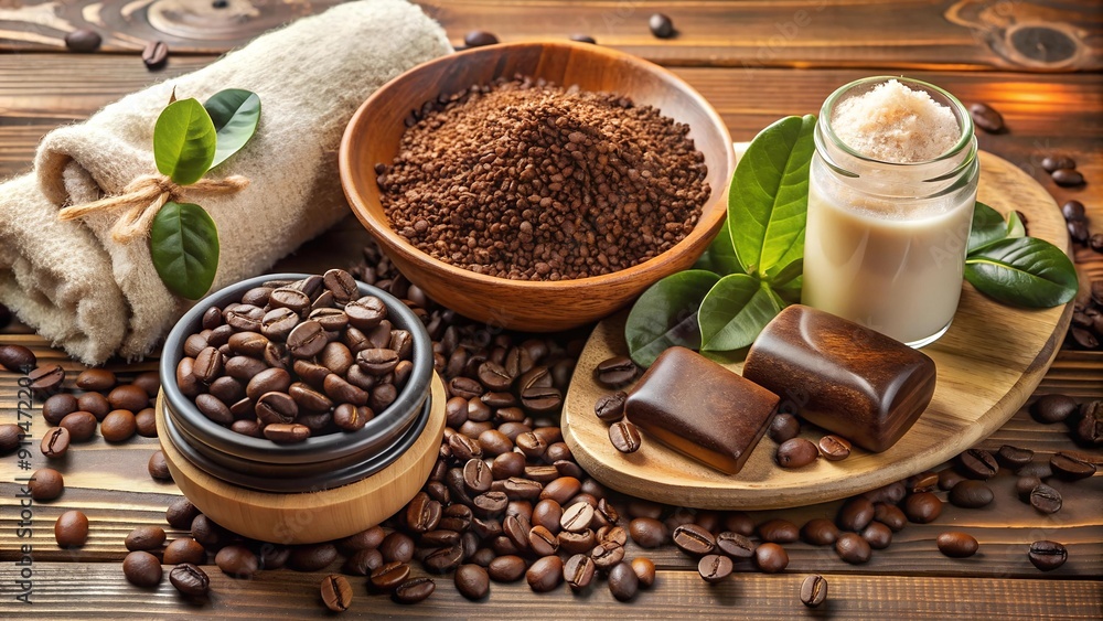 Aromatic Coffee Bean Spa Set: Indulge in a Luxurious Coffee-Infused Experience Generative AI Aromatic Coffee Bean Spa Set: Indulge in a Luxurious Coffee-Infused Experience Generative AI