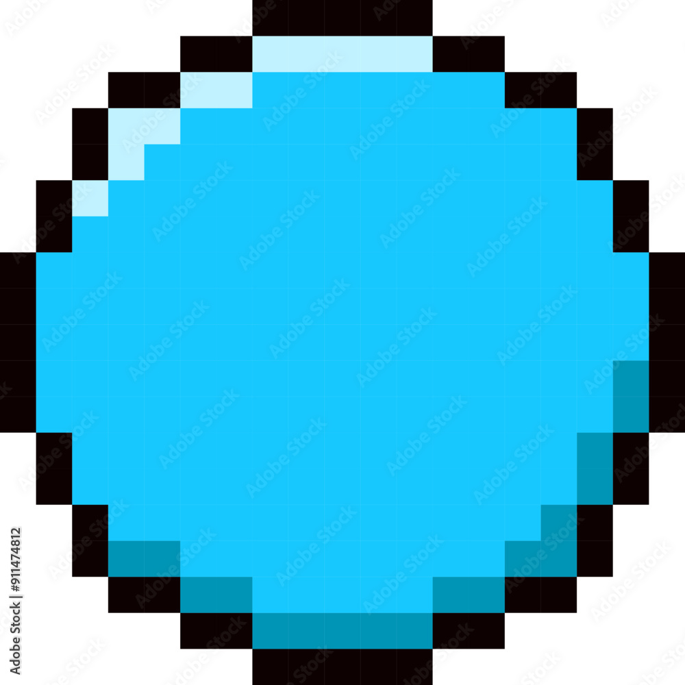 8-bit y2k pixel aesthetic. Soap bubble 8-bit y2k pixel aesthetic. Soap bubble