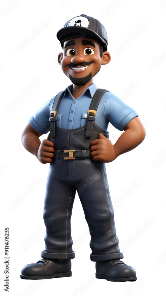 Fototapeta premium PNG Cartoon black white background protection.