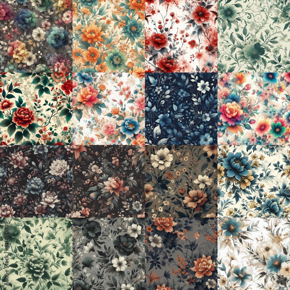 beautiful flowers in ink draw style. AI generated illustration beautiful flowers in ink draw style. AI generated illustration