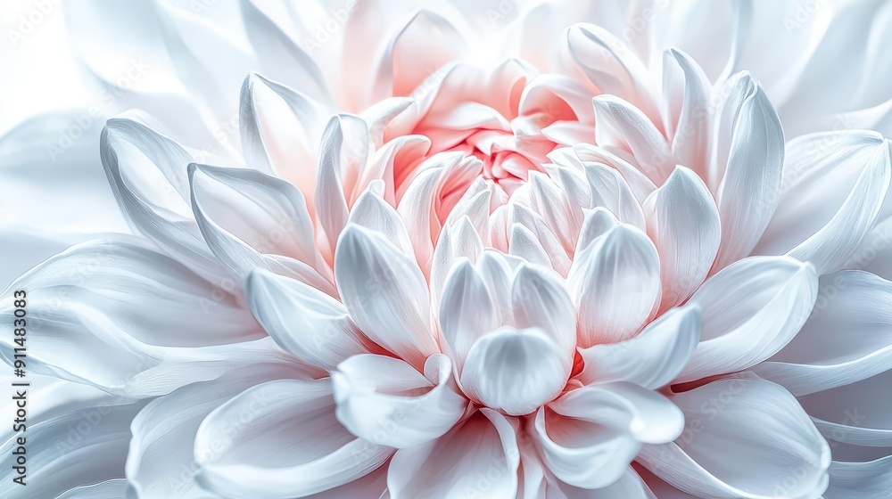 Obraz premium Supernatural and strange flower with glowing petals and mystical aura
