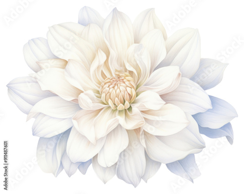 PNG White elegant flower wedding dahlia plant inflorescence.