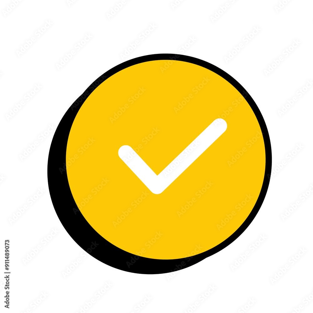 check mark button for success status alpha video footage check mark button for success status alpha video footage