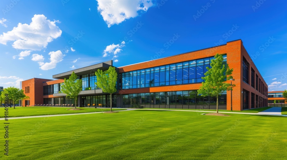 New School Campus with Modern Design New School Campus with Modern Design