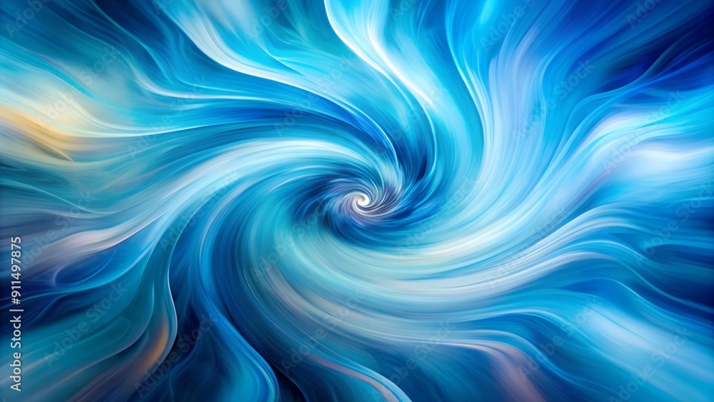Abstract Swirling Blues: A Symphony of Color and Movement generative AI Abstract Swirling Blues: A Symphony of Color and Movement generative AI