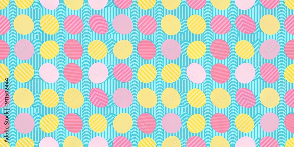 Bright pastel interactive pattern with pink, yellow, and blue colors on a formless background, Pastel, interactive, bright Bright pastel interactive pattern with pink, yellow, and blue colors on a formless background, Pastel, interactive, bright