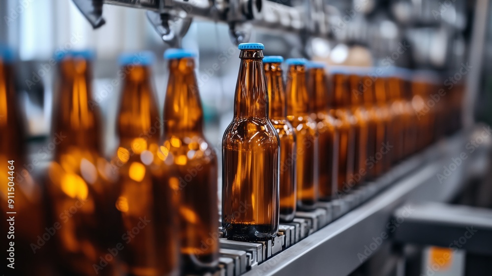 Professional Beer Packaging Line with Stainless Steel Bottle Conveyor Professional Beer Packaging Line with Stainless Steel Bottle Conveyor