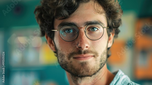 Close-up portrait of a youn...