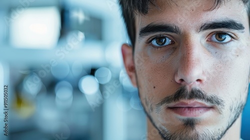 Close-up portrait of a youn...