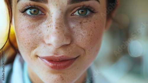 Close-up portrait of a youn...