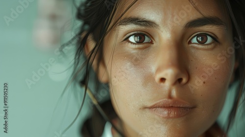 Close-up portrait of a youn...