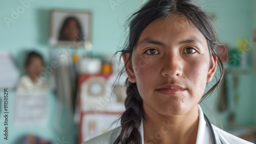 Close-up portrait of a youn...
