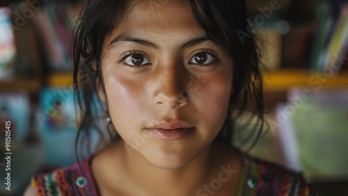 Close-up portrait of a youn...