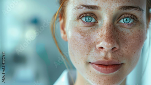 Close-up portrait of a youn...
