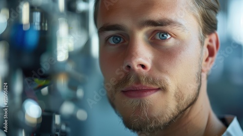 Close-up portrait of a youn...