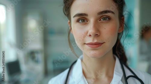 Close-up portrait of a youn...