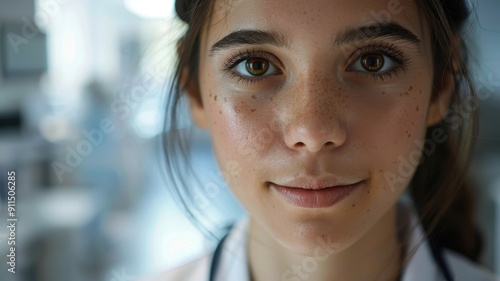 Close-up portrait of a youn...