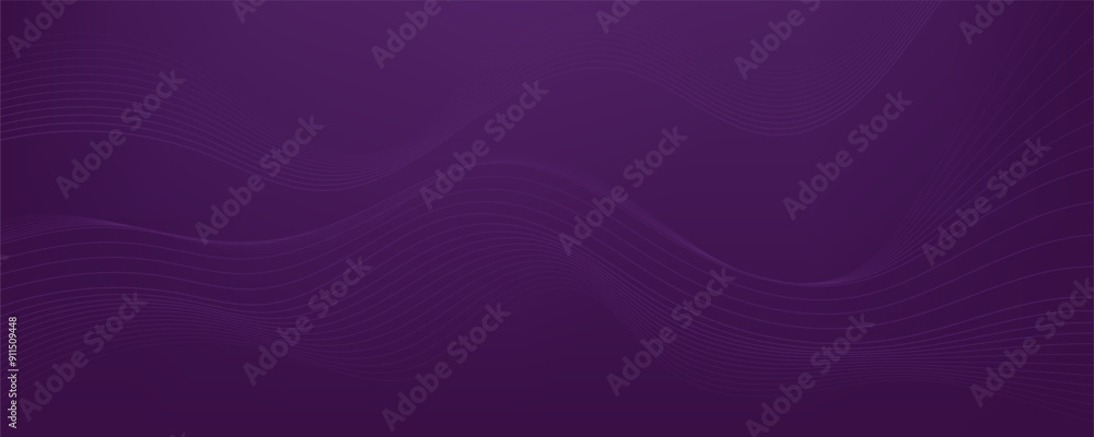 Abstract purple background with dynamic wavy lines Abstract purple background with dynamic wavy lines