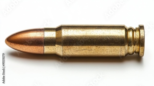 Goldplated bullet with copper base