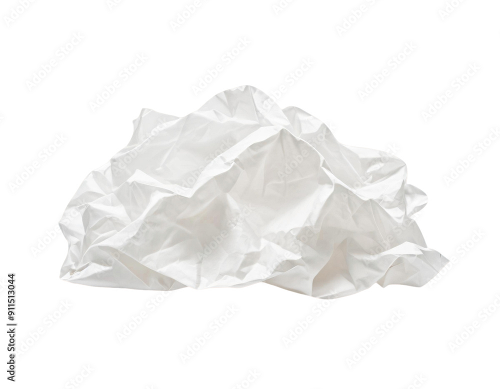 crumpled paper isolated on white crumpled paper isolated on white